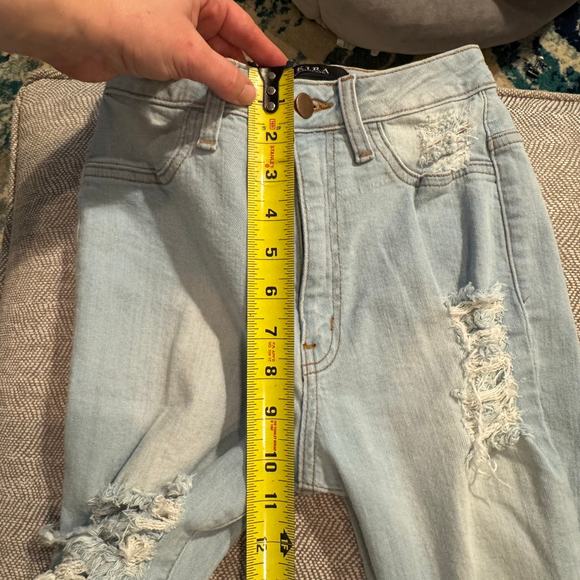 Akira Distressed Bellbottom Jeans Distressed Bootcut Jeans Akira Jeans 5(27) - Picture 9 of 9